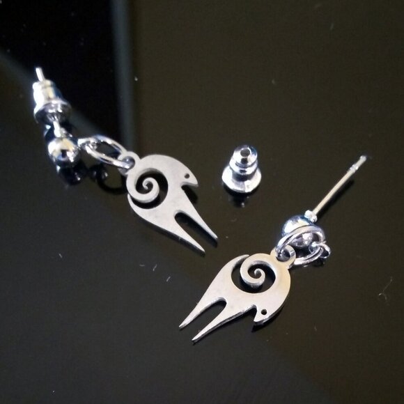 Stainless Steel Goat Capricorn Cappies Post Earrings! Dec/Jan Zodiac Sign! - Picture 1 of 5